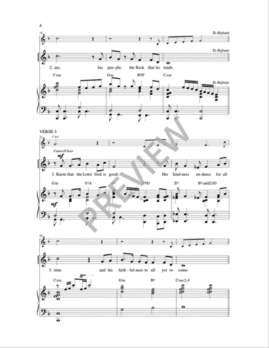 We Are His People 4-Part scores gallery preview page 2