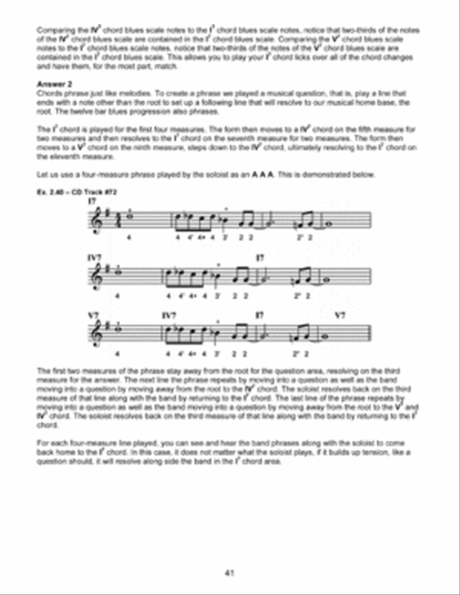 Improvising Blues Harmonica Harmonica scores gallery preview page 3