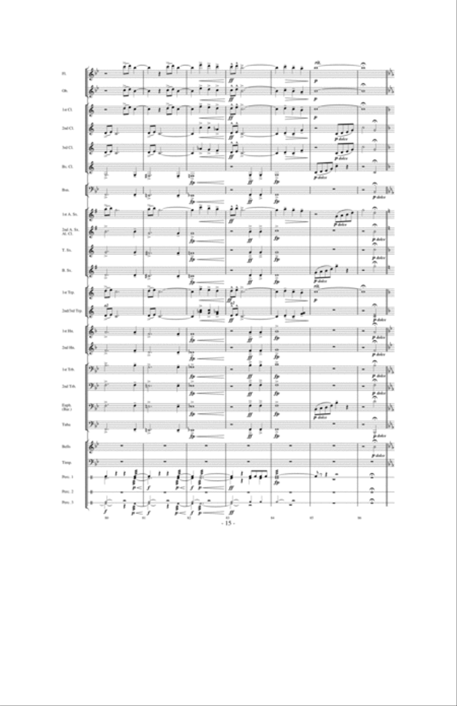 Spirit of the Pioneers Concert Band scores gallery preview page 14