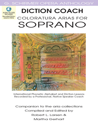 Book cover for Diction Coach – G. Schirmer Opera Anthology (Coloratura Arias for Soprano)