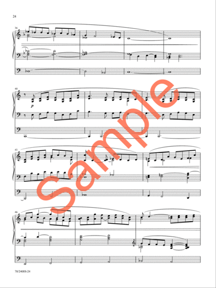 A Thousand Tongues Organ Solo scores gallery preview page 21