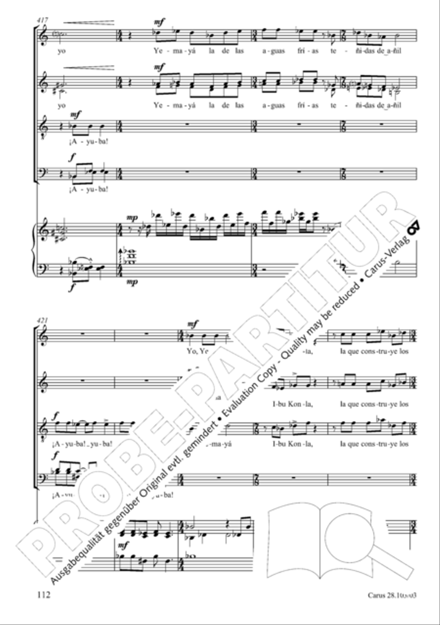 Water Water 4-Part scores gallery preview page 127