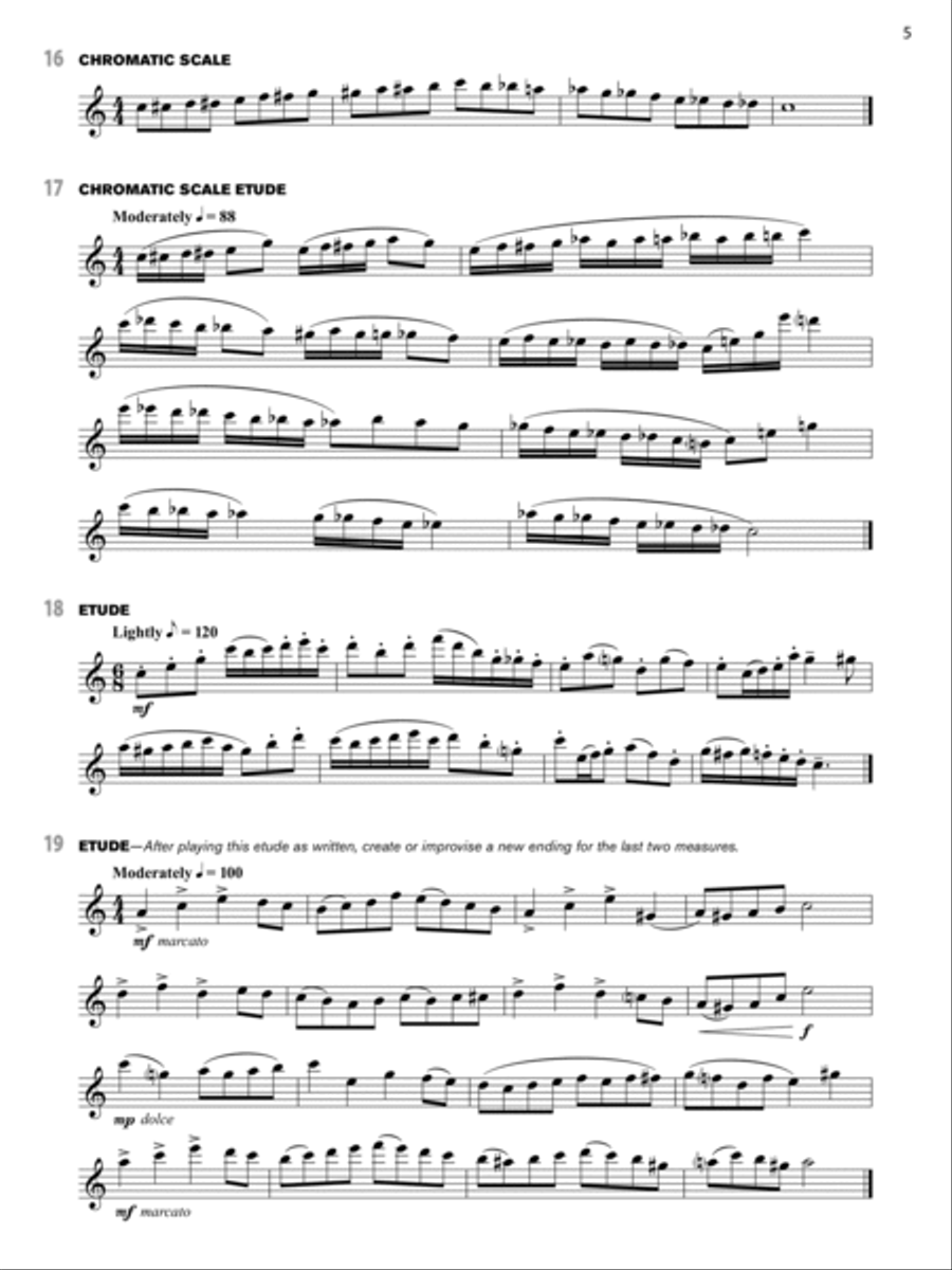Sound Artistry Intermediate Method for Flute Concert Band Methods scores gallery preview page 4