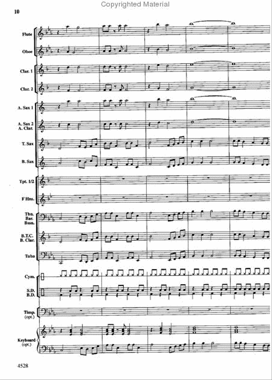 Banana Split Concert Band scores gallery preview page 9