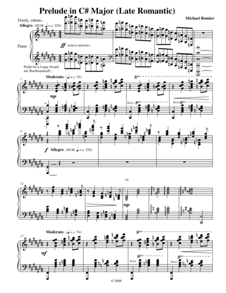 Prelude No.3 in C# Major, from 24 Preludes image number null