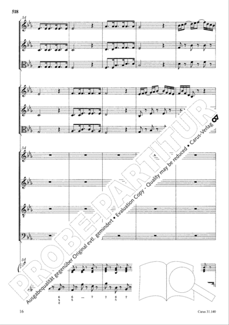 The Complete Sacred Vocal Works (Das geistliche Vokalwerk) Voice scores gallery preview page 519