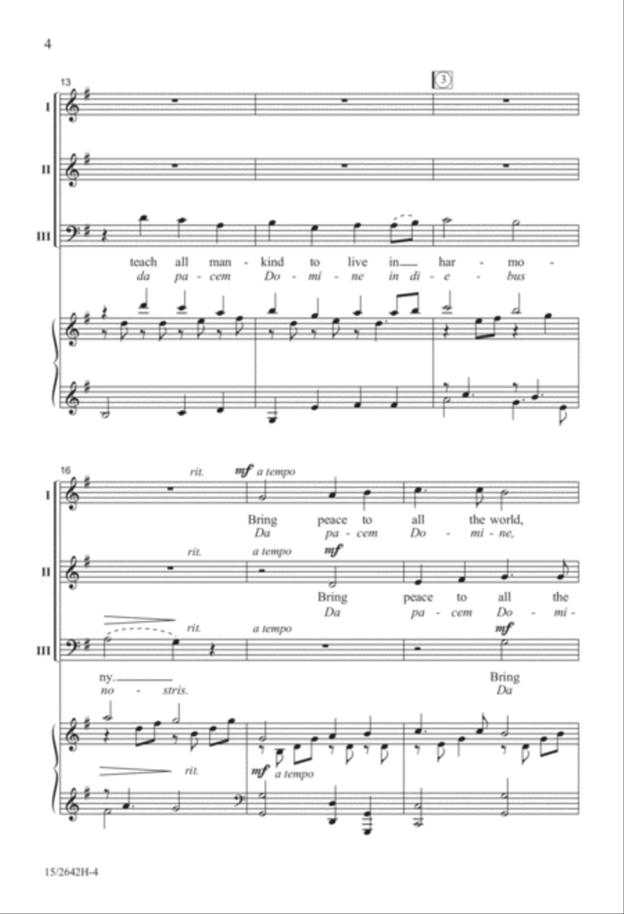 Bring Us Peace Bring Us Peace 3-Part scores gallery preview page 5