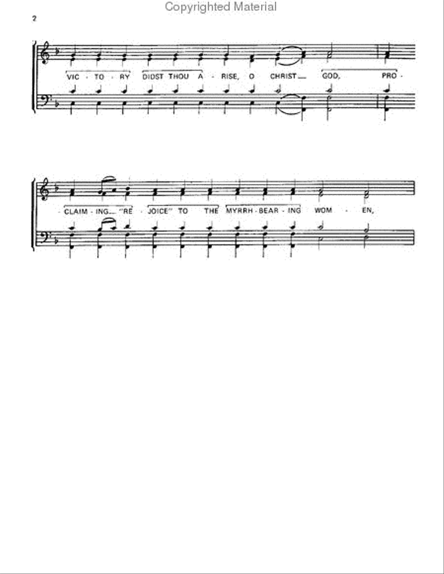 Thou Didst Descend 4-Part scores gallery preview page 3