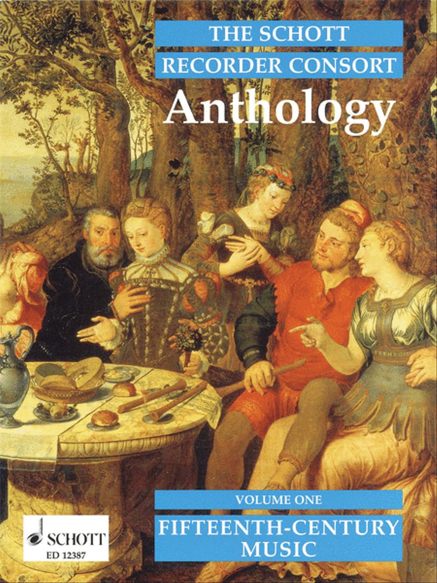 The Recorder Anthology – Volume 1: 15th Century Music for 2-4 Recorders Recorder scores gallery preview page 1