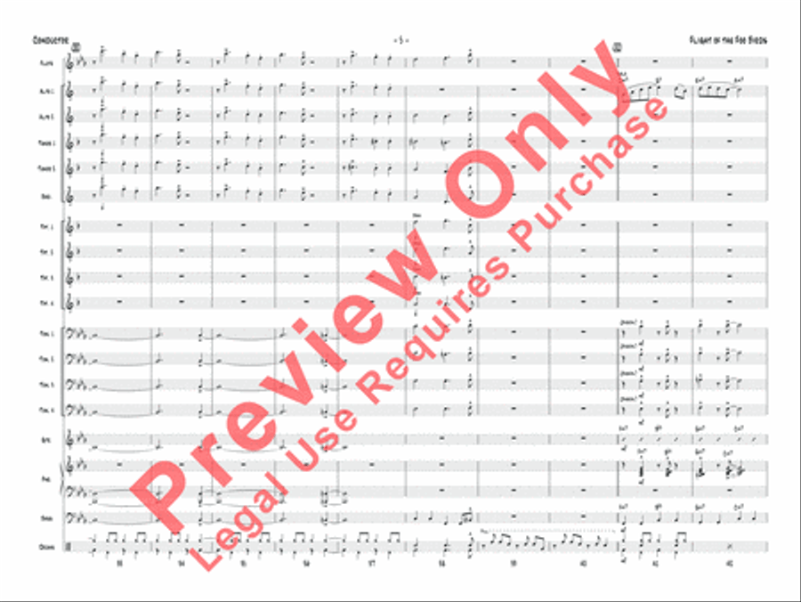 Flight of the Foo Birds Jazz Ensemble scores gallery preview page 22