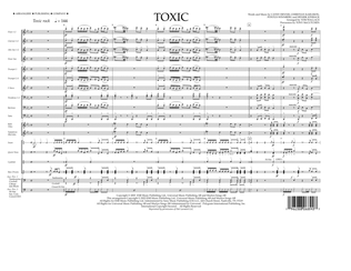 Toxic (arr. Tom Wallace) - Full Score