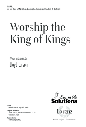 Book cover for Worship the King of Kings