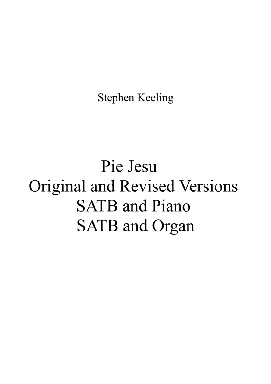 Pie Jesu Pie Jesu 4-Part scores gallery preview page 1
