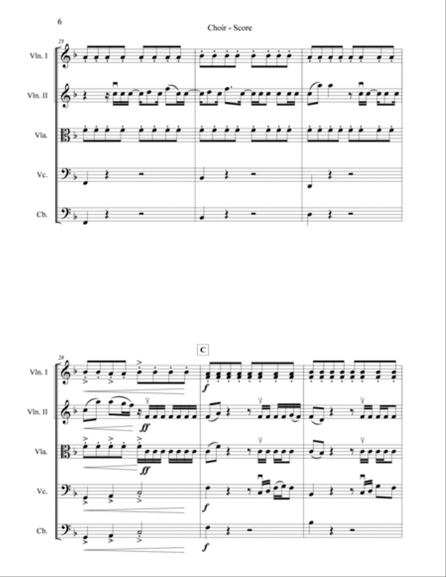 Choir Choir Choir scores gallery preview page 6