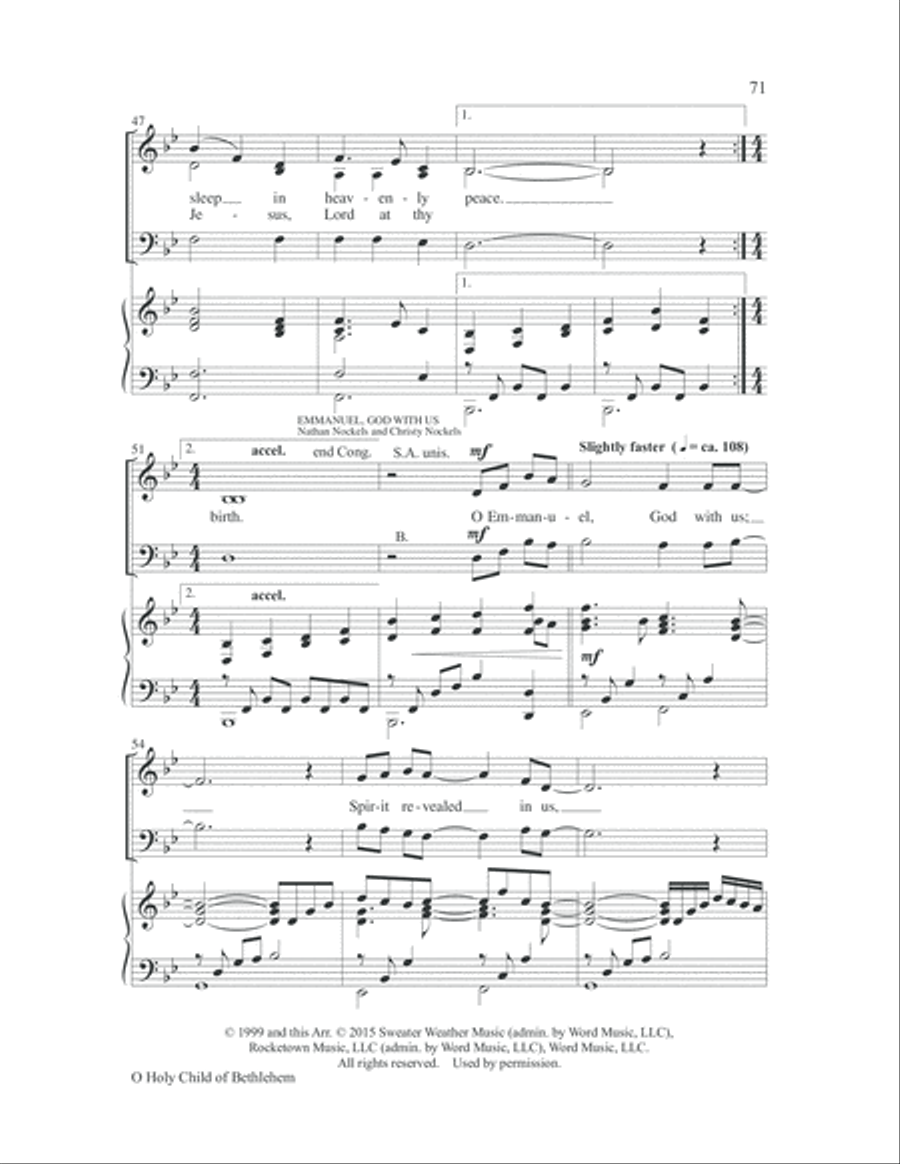 Emmanuel 3-Part scores gallery preview page 79