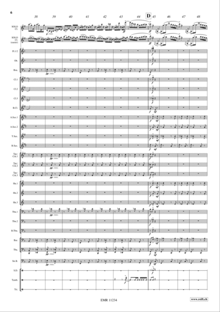 Ciocarlia Concert Band scores gallery preview page 7