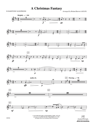A Christmas Fantasy: E-flat Baritone Saxophone
