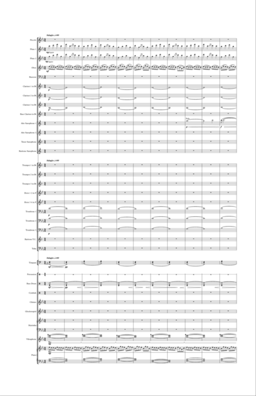 As the Memories Haunt Me As the Memories Haunt Me Concert Band scores gallery preview page 2