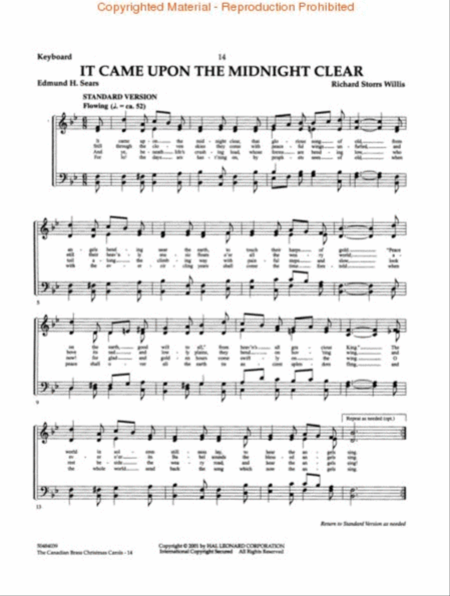 The Canadian Brass Christmas Carols Piano and Keyboard scores gallery preview page 3