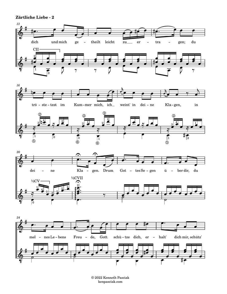 Beethoven Lieder for Voice & Guitar Acoustic Guitar scores gallery preview page 4