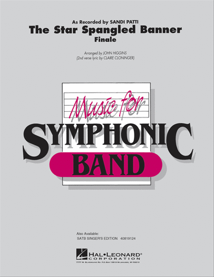 Star Spangled Banner (Band with Chorus) Choir scores gallery preview page 1