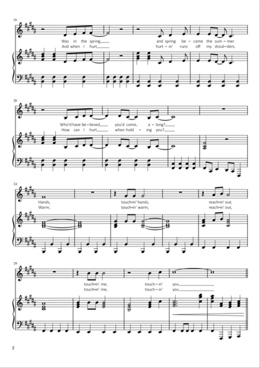 Sweet Caroline Voice scores gallery preview page 2