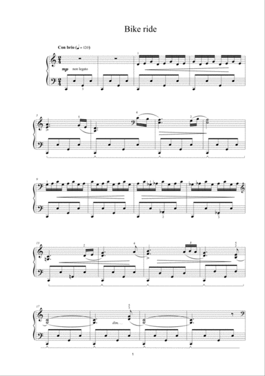 Childhood memories Piano Solo scores gallery preview page 4