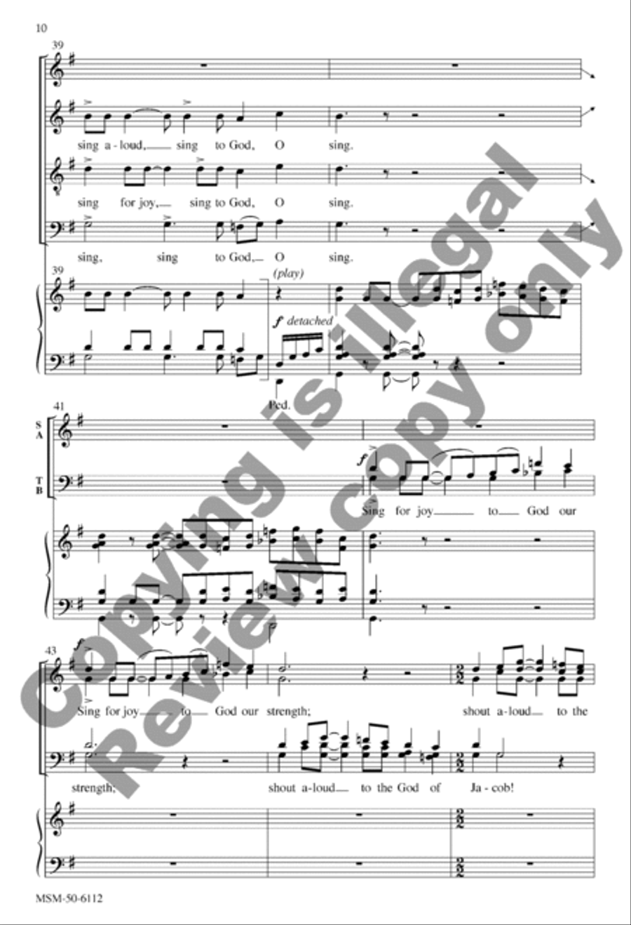 Raise a Song Divisi scores gallery preview page 10