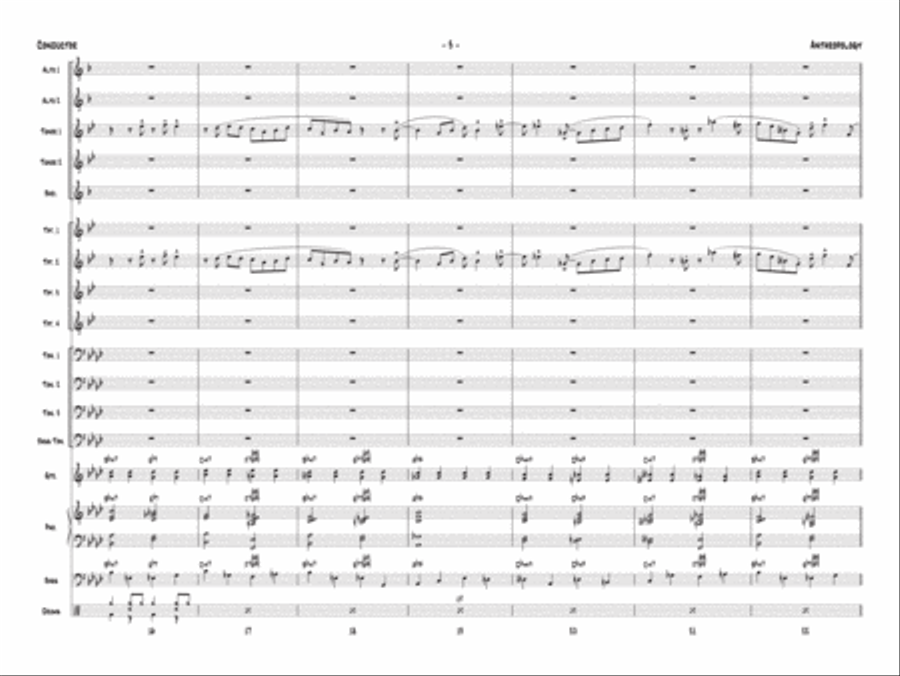 Anthropology Anthropology Jazz Ensemble scores gallery preview page 4