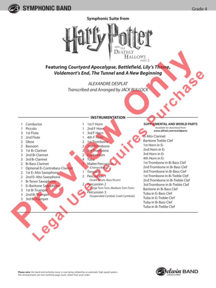 Harry Potter and the Deathly Hallows, Part 2, Symphonic Suite from image number null