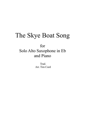 Book cover for The Skye Boat Song. For Solo Alto Saxophone and Piano