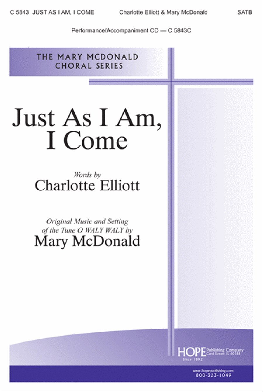Just as I Am, I Come 4-Part scores gallery preview page 1
