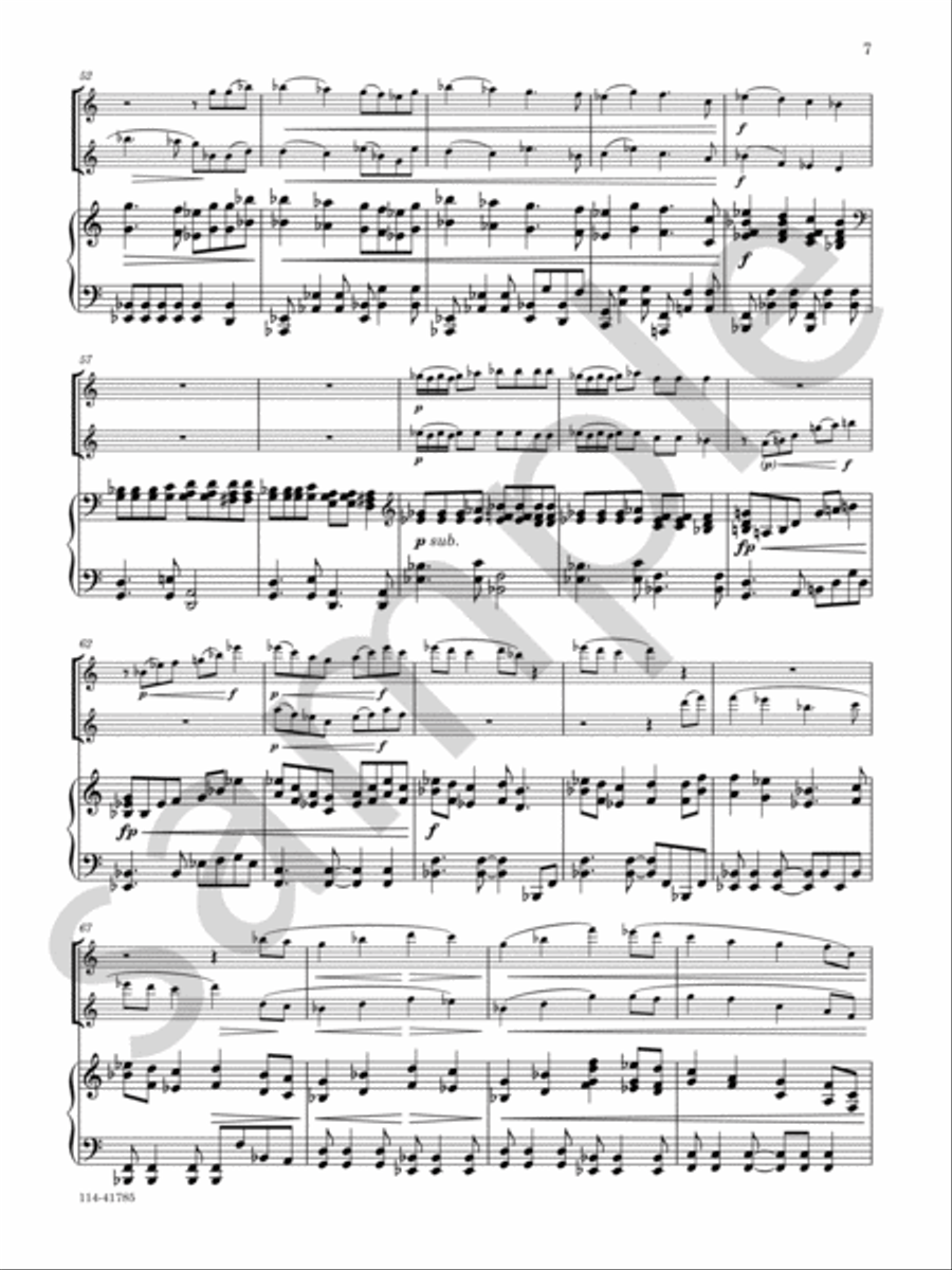 ETERNAL SPRING Flute Duet scores gallery preview page 8