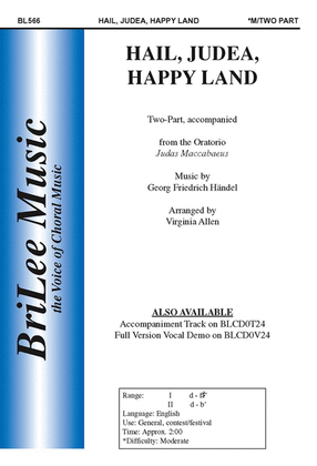 Hail, Judea, Happy Land from the Oratorio Ju