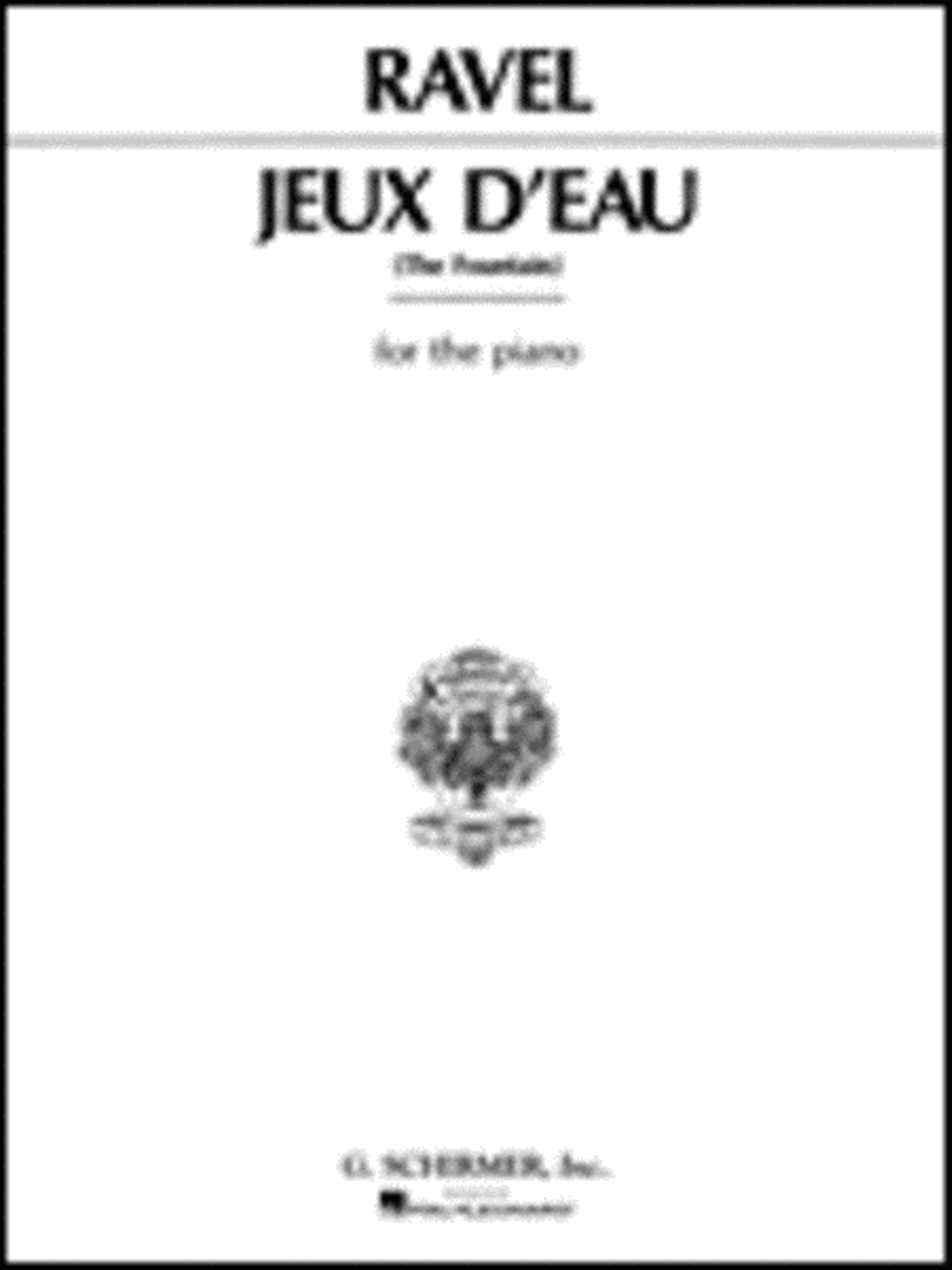 Jeaux d'Eau (The Fountain) Piano Solo scores gallery preview page 1