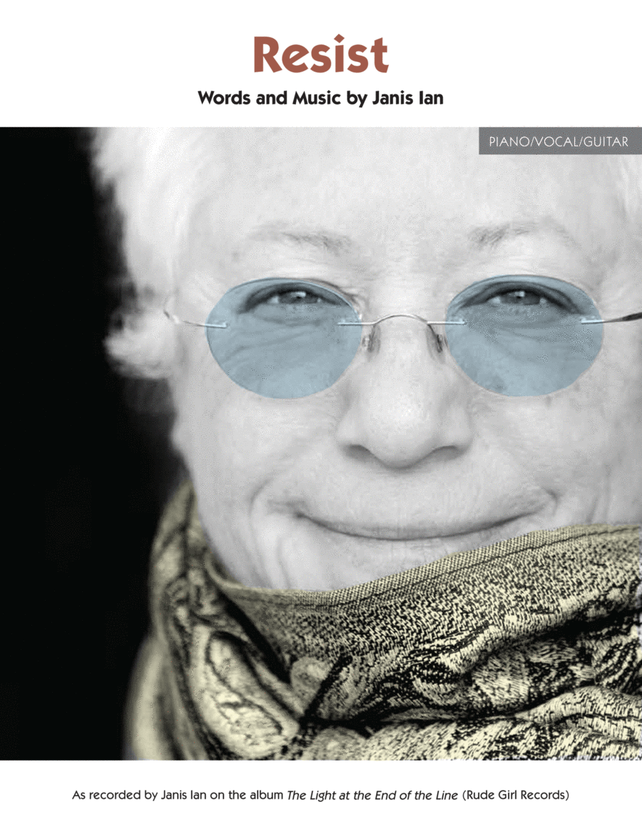 Resist Piano, Vocal, Guitar scores gallery preview page 1