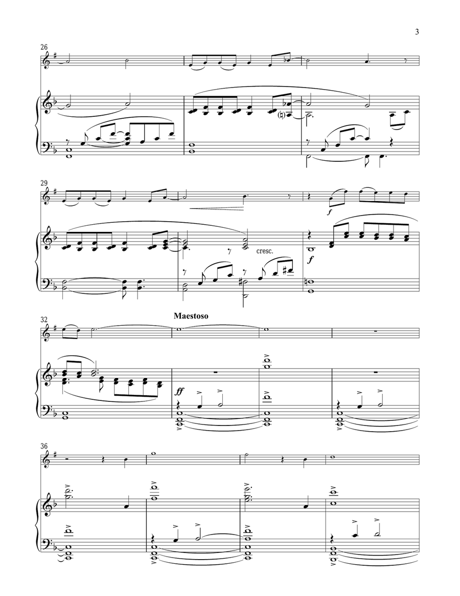 Johanna (from Sweeney Todd) Clarinet Solo scores gallery preview page 3