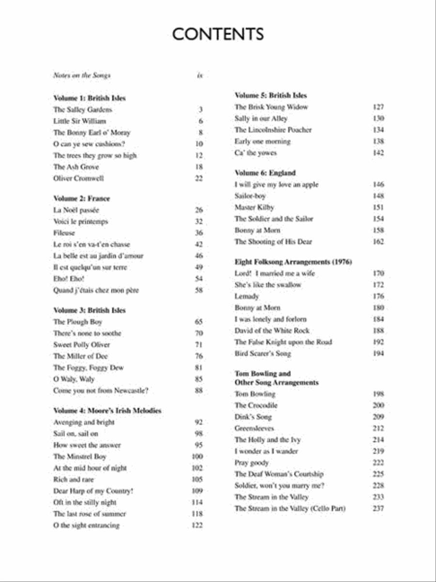 Complete Folksong Arrangements image number null