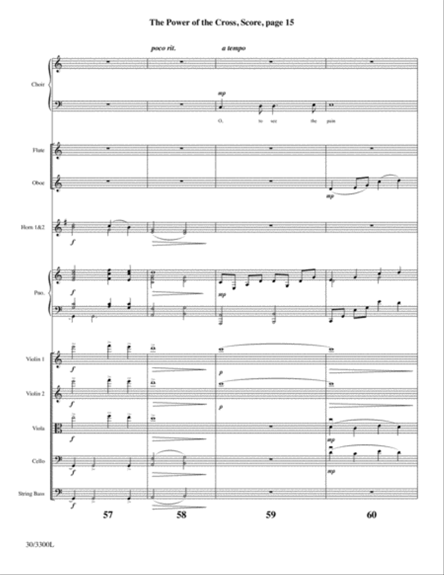 The Power of the Cross - Instrumental Ensemble Score and Parts image number null