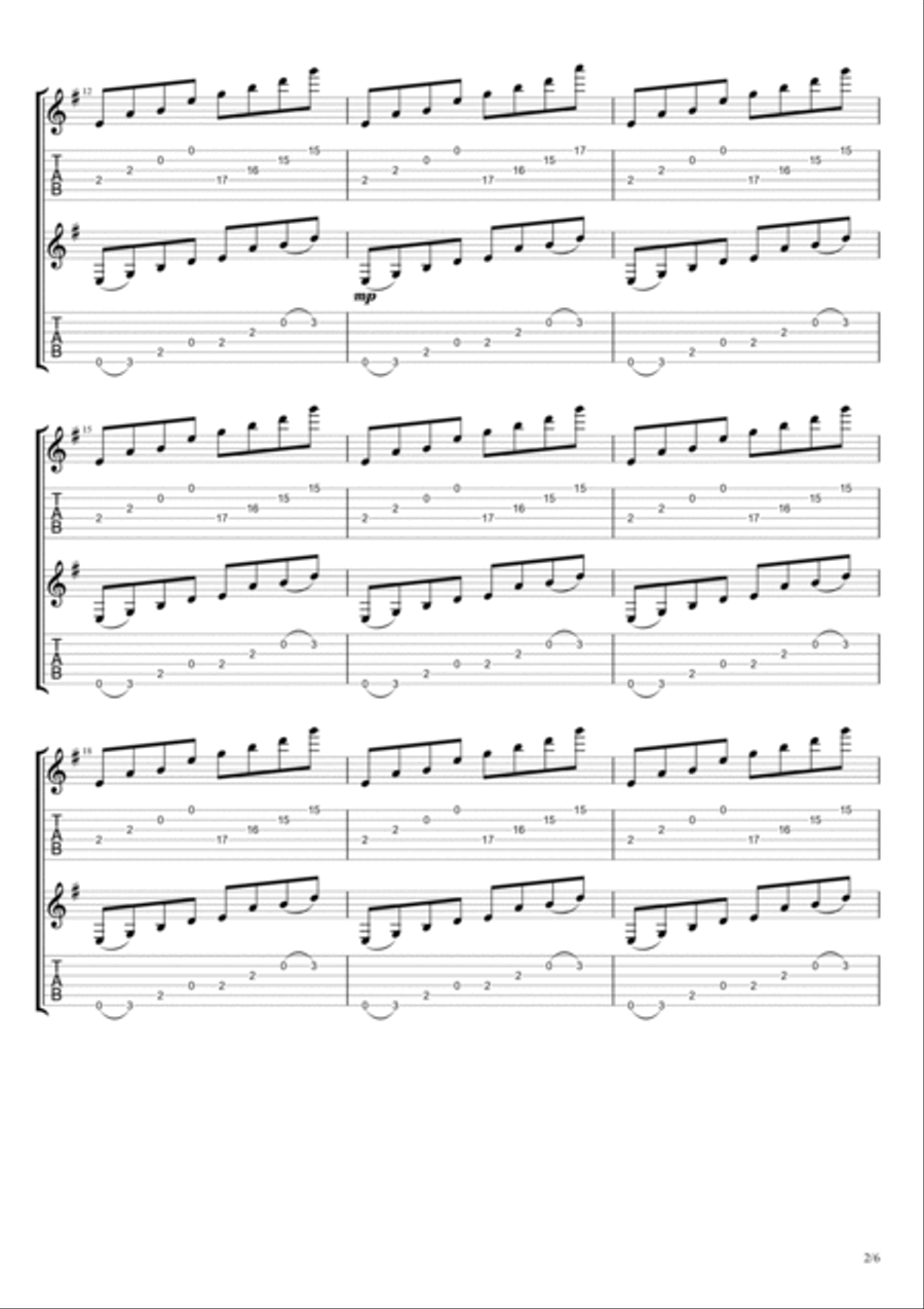 Moog City Guitar scores gallery preview page 2