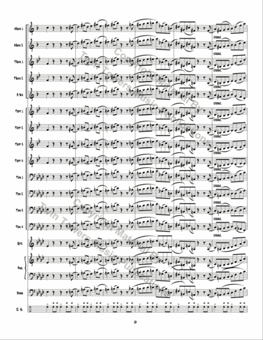 Junk Mix and Hubcap Sale Jazz Ensemble scores gallery preview page 17