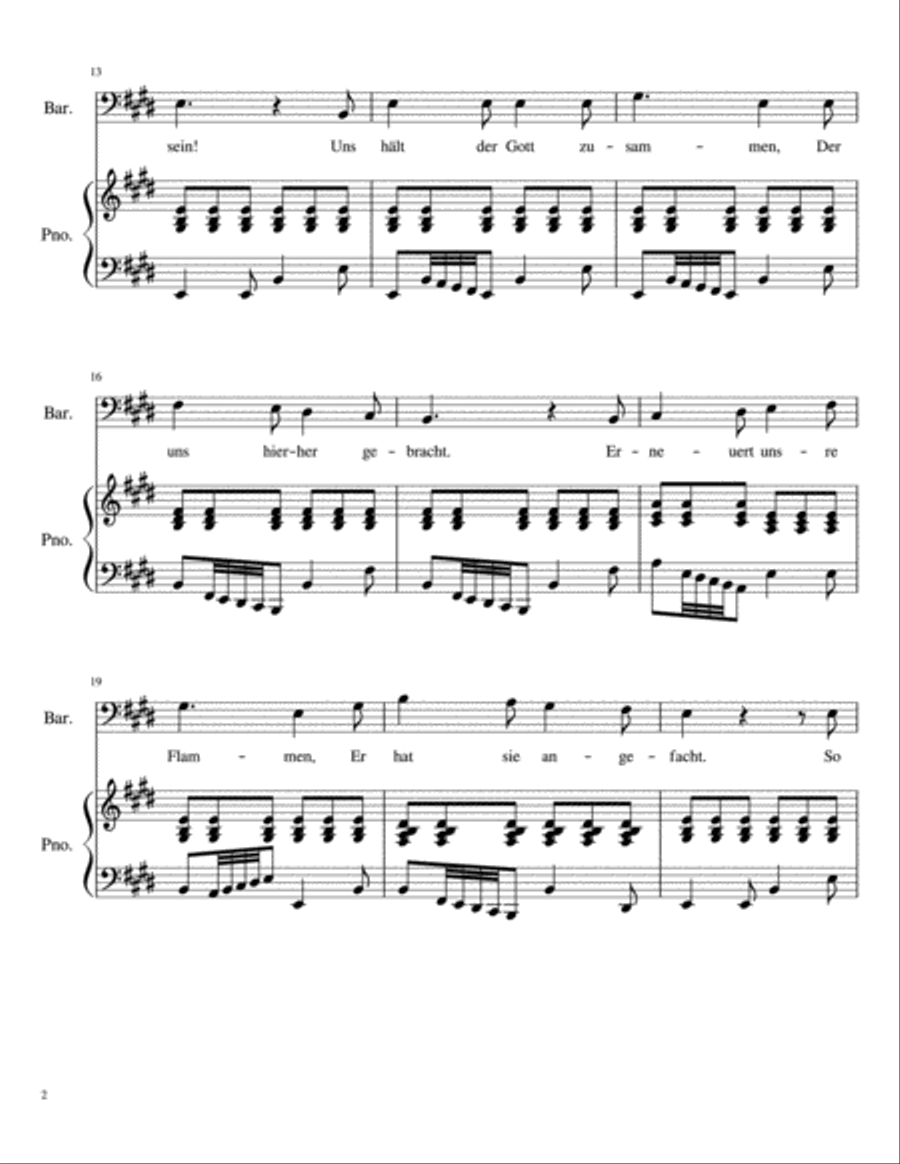 Bundeslied Voice Solo scores gallery preview page 2
