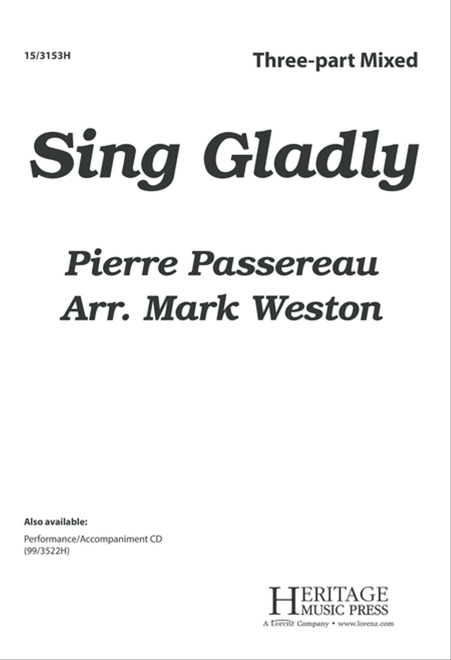 Sing Gladly Sing Gladly 3-Part scores gallery preview page 1
