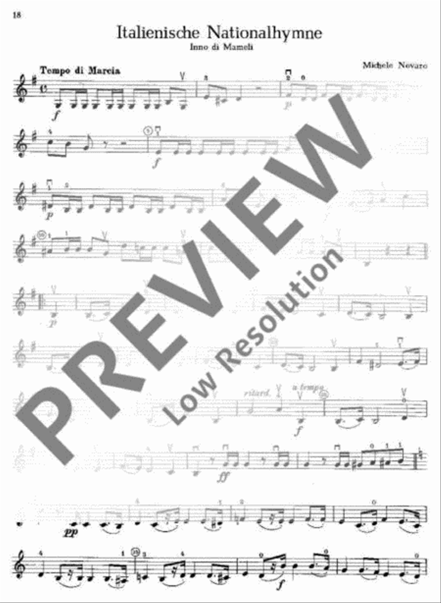 Musik zur Feier Violin scores gallery preview page 19