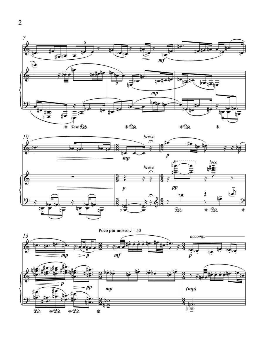 A Lovely Summer Night Piano scores gallery preview page 2