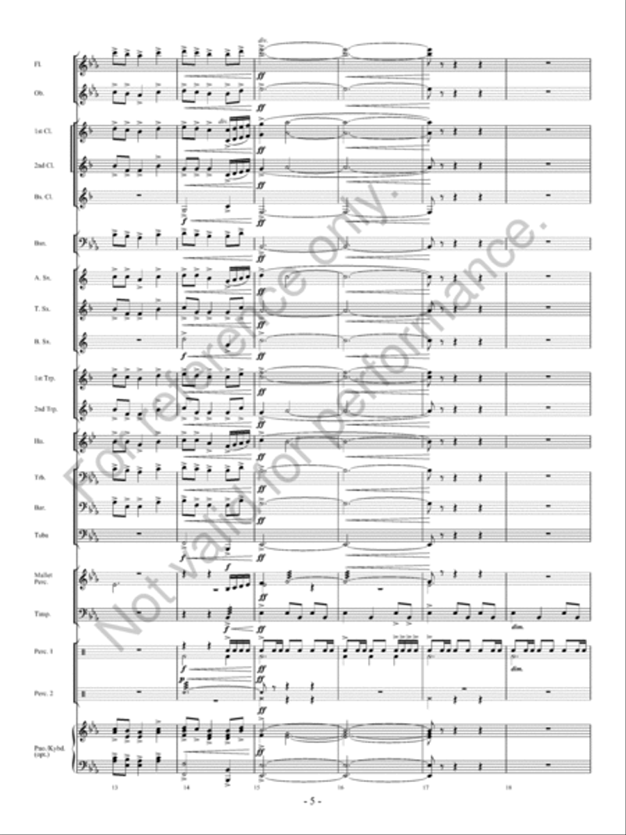 Captain Courageous Concert Band scores gallery preview page 6