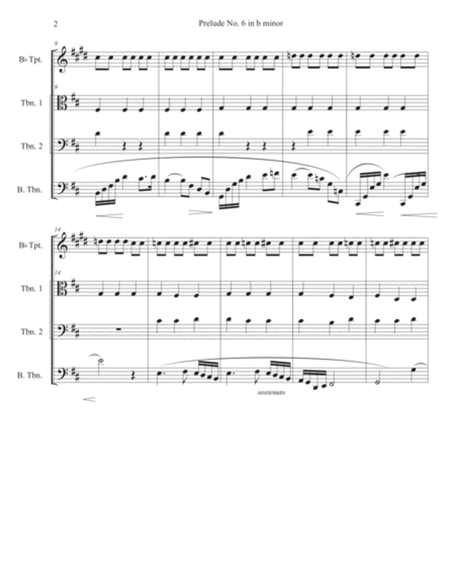 Prelude No. 6 in b minor