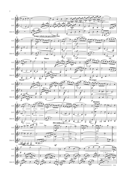 Debussy: Arabesque No.1 - clarinet trio image number null