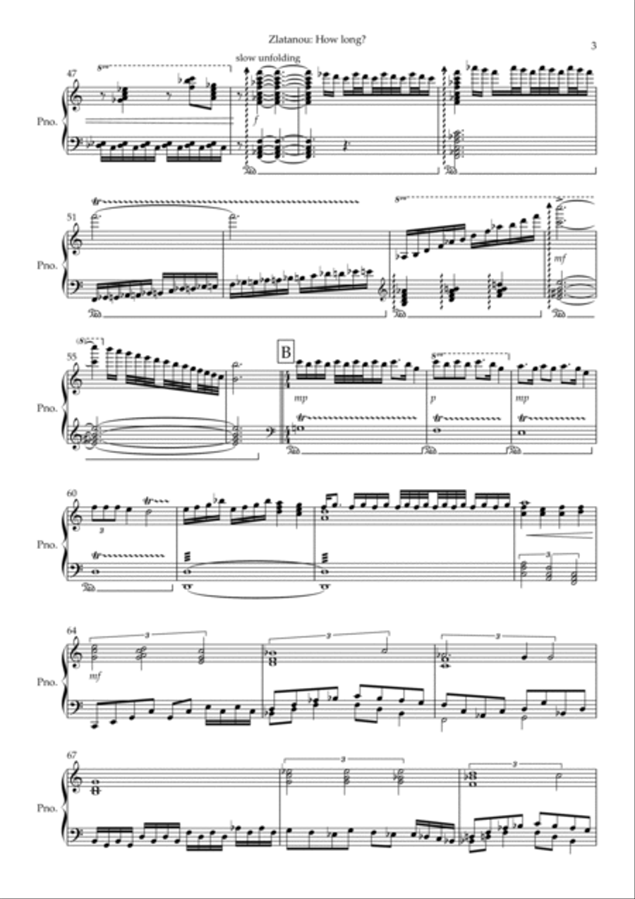 HOW LONG? for solo piano image number null
