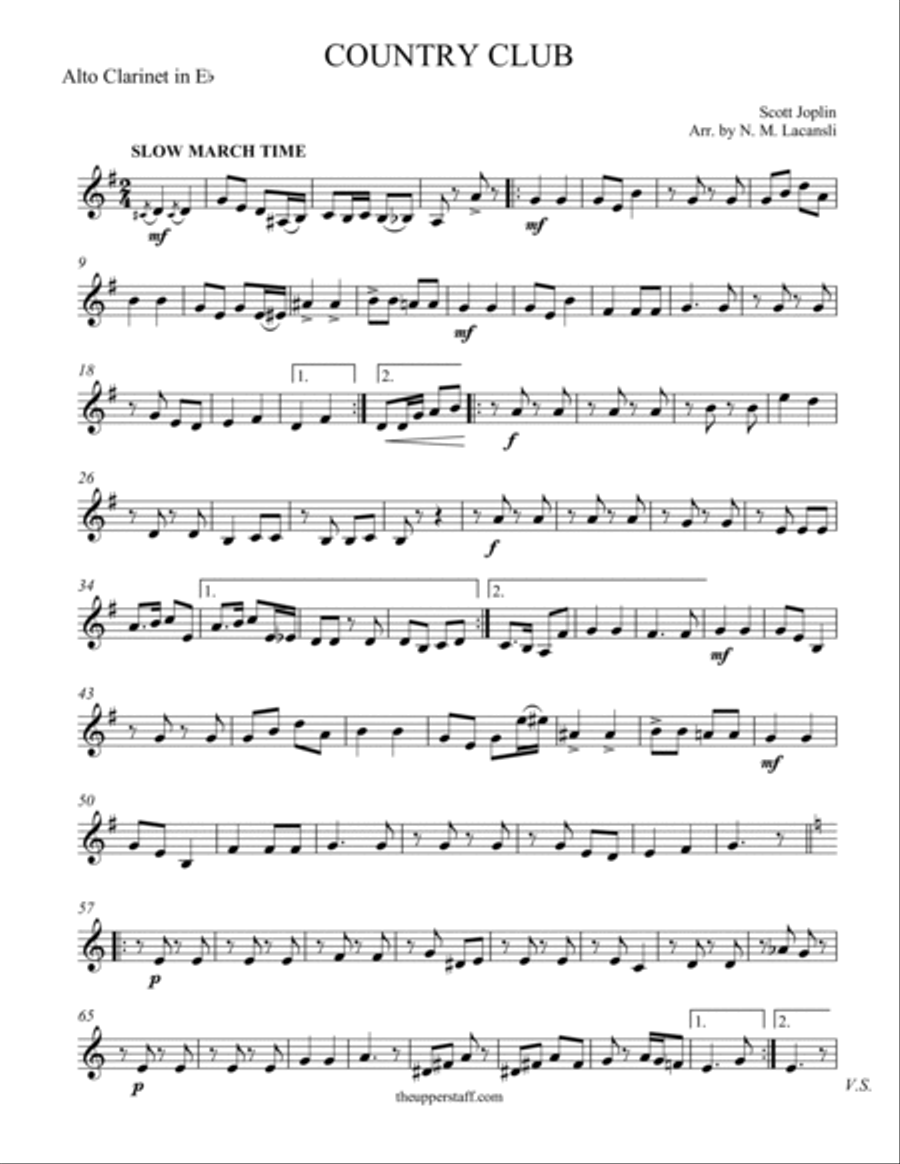 Country Club Woodwind Quartet scores gallery preview page 6